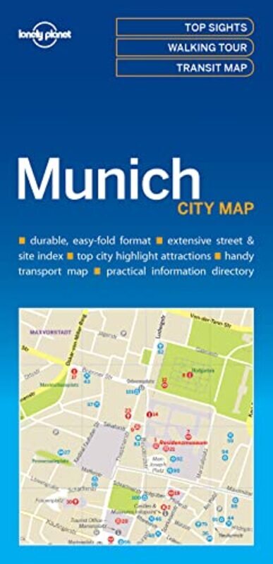 

Lonely Planet Munich City Map,Paperback by Lonely Planet