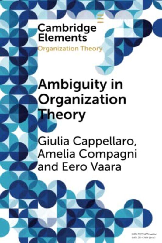 

Ambiguity in Organization Theory by Kathryn Skyline College Williams BrowneAnn Consultant for EC education and professional development Gordon-Paperba