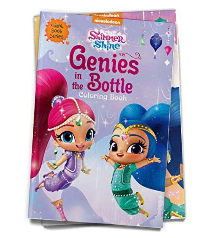 

Genie In The Bottle Giant Coloring Book For Kids Shimmer & Shine by Wonder House Books Paperback