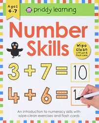 Wipe Clean Workbook Number Skills By Priddy Roger Paperback