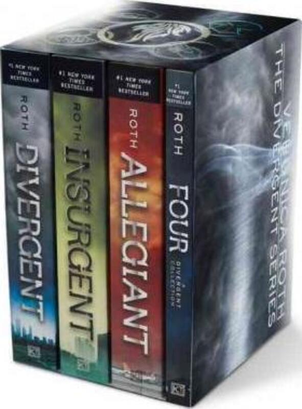 Divergent Series Four-book Paperback Box Set: Divergent, Insurgent, Allegiant, Four, Paperback Book, By: Veronica Roth