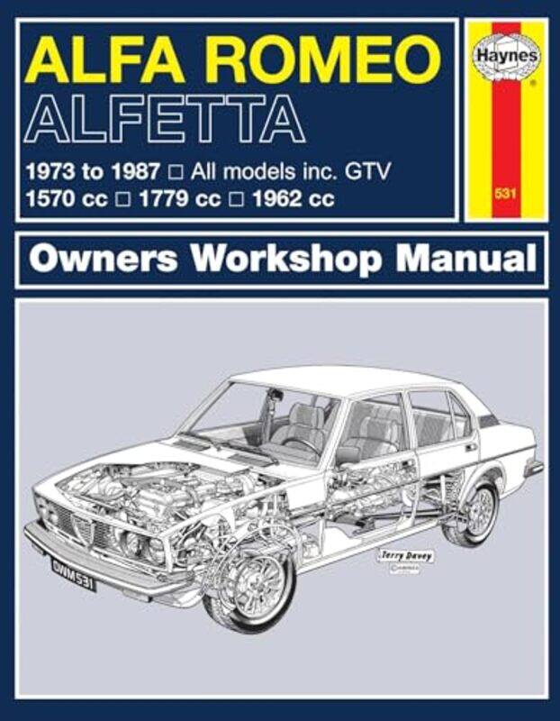 

Alfa Romeo Alfetta 1973 1987 Haynes Repair Manual by Haynes Publishing-Paperback