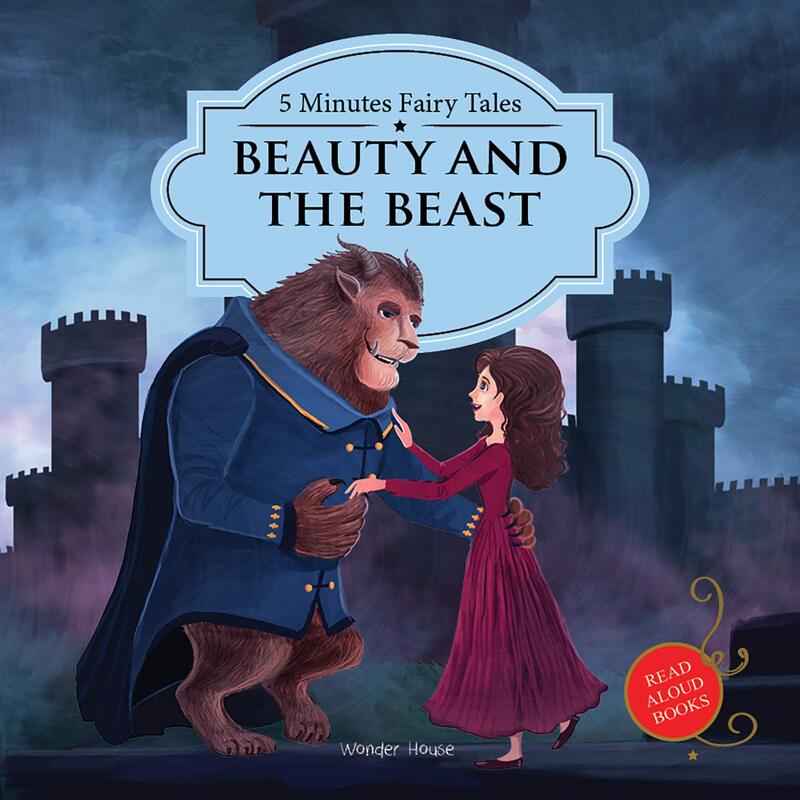 5 Minutes Fairy Tales Beauty and the Beast: Abridged Fairy Tales For Children (Padded Board Books), Board Book, By: Wonder House Books