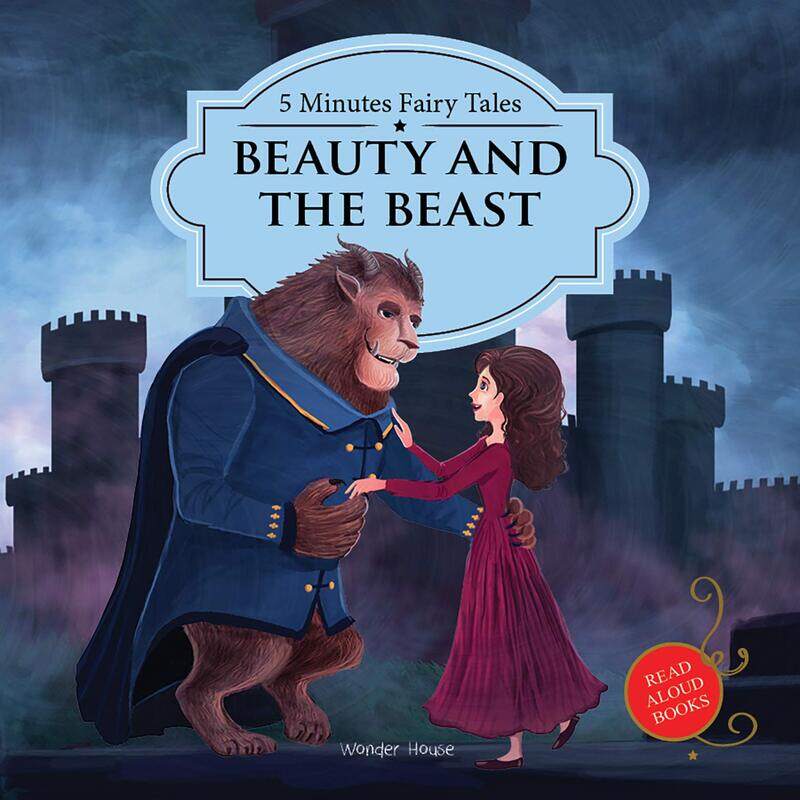 

5 Minutes Fairy Tales Beauty and the Beast: Abridged Fairy Tales For Children (Padded Board Books), Board Book, By: Wonder House Books