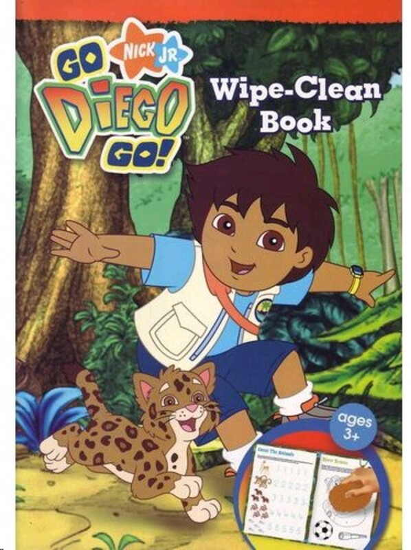 Go Diego Go! Wipe Clean Book, Unspecified, By: Alligator Books