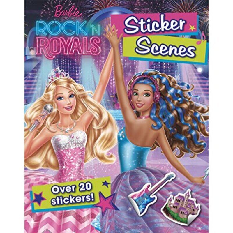 

BARBIE ROCK 'N ROYALS STICKER SCENES, Hardcover, By: Parragon