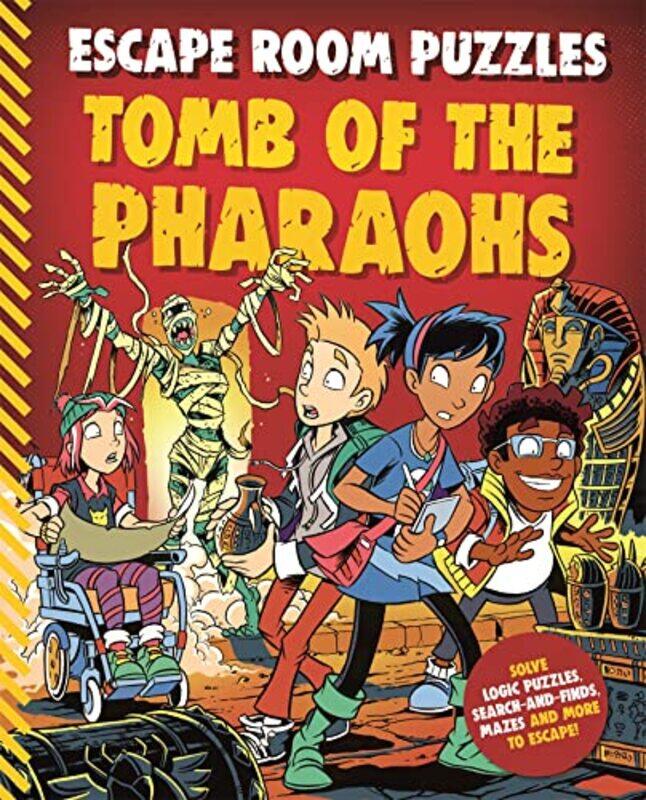 

Escape Room Puzzles Tomb Of The Pharaohs By Kingfisher -Paperback