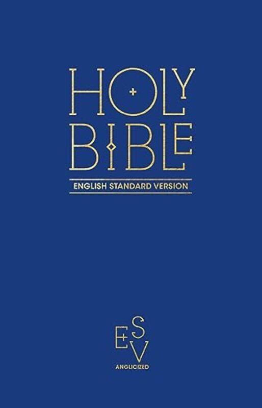 

Holy Bible English Standard Version Esv Anglicised Pew Bible Blue Colour-Hardcover