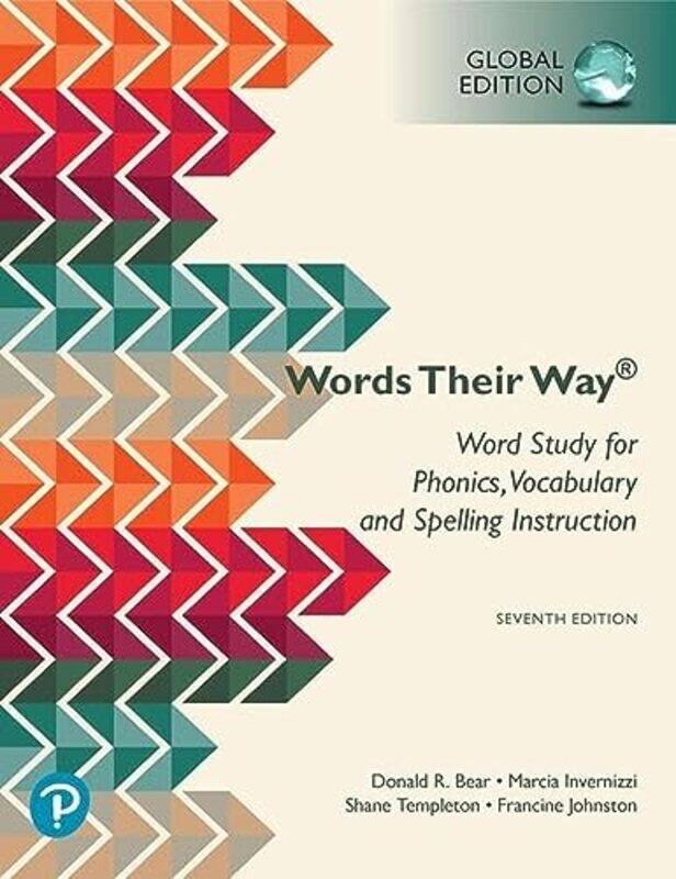 

Word Study for Phonics Vocabulary and Spelling Instruction Global Edition by Donald BearMarcia InvernizziShane TempletonFrancine Johnston-Paperback