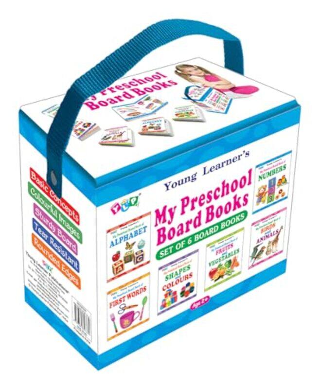 

My Preschool Board Book Gift Pack Set Of 6 Board Books by Young Learner Publications-Paperback