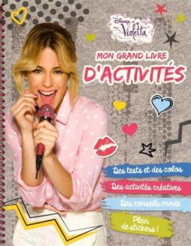 Mon grand livre d'activites Violetta