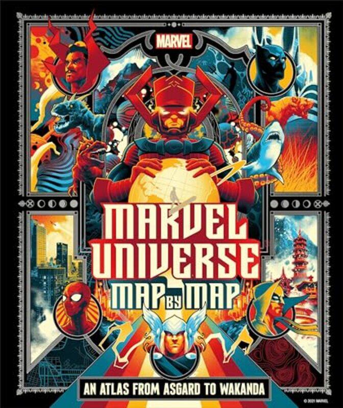 

Marvel Universe Map By Map by Hill, James - Jones, Nick -Hardcover