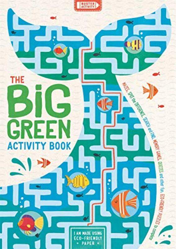 

The Big Green Activity Book: Mazes, Spot the Difference, Search and Find, Memory Games, Quizzes and, Paperback Book, By: Bigwood John