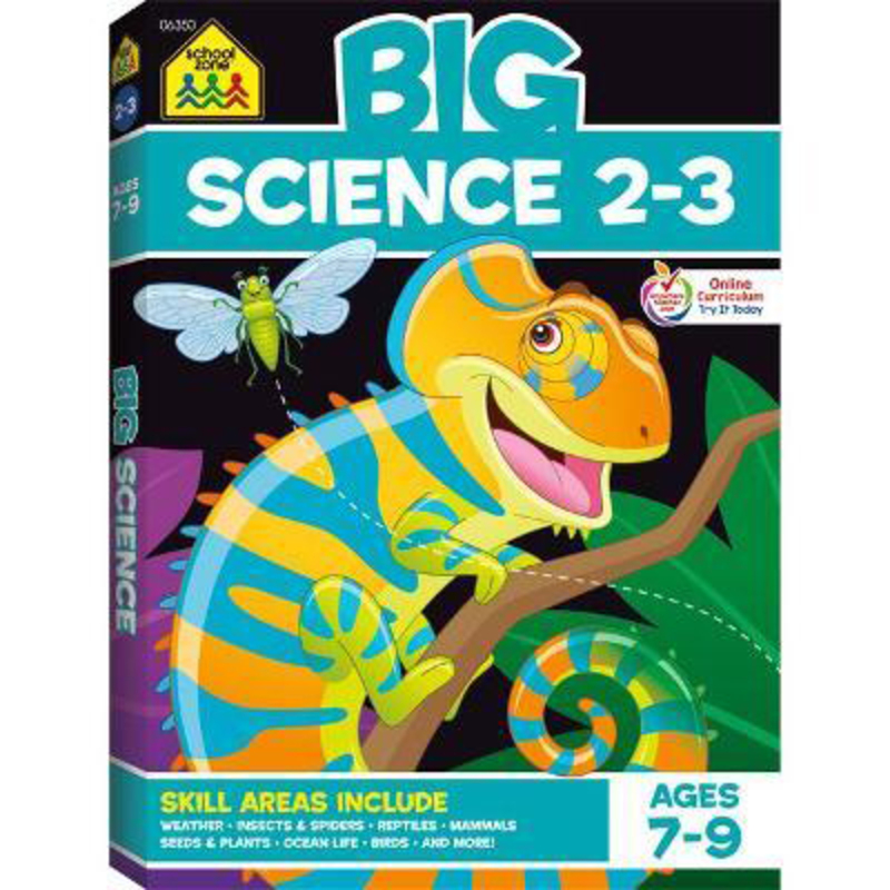 School Zone Big Science Grades 2-3 Workbook, Paperback Book, By: School Zone