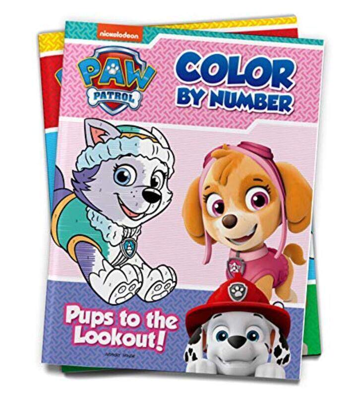 

Pups To The Lookout Paw Patrol Color By Number Activity Book by Wonder House Books Paperback