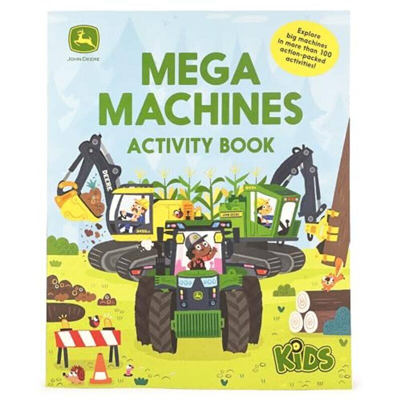 

John Deere Kids Mega Machines Activity Book,Paperback By Redwing, Jack - Wood, Steven - Cottage Door Press - Parragon Books