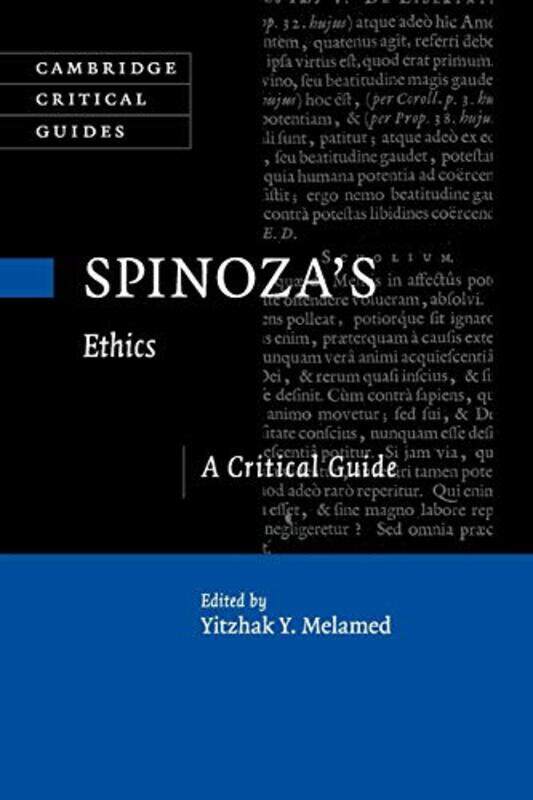 

Spinozas Ethics by Yitzhak Y The Johns Hopkins University Melamed-Paperback