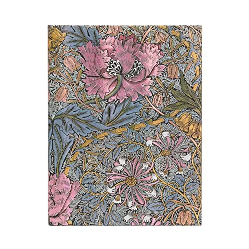 Morris Pink Honeysuckle William Morris Ultra Unlined Hardcover Journal by George Washington-Hardcover