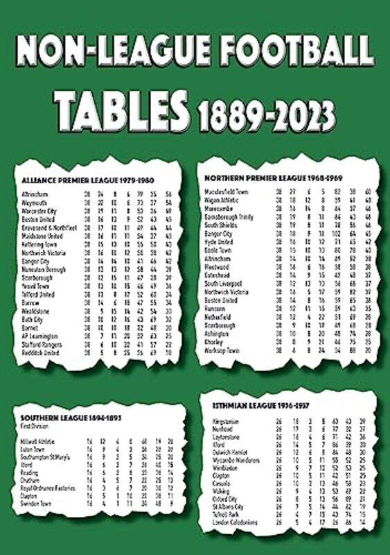 

NonLeague Football Tables 18892023 by Siegfried Flugge-Paperback
