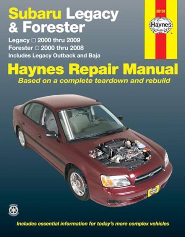 

Subaru Legacy and Forester covering Legacy 20002009 and Forester 20002008 inc Legacy Outback and Baja Haynes Repair Manual USA by Haynes Publishing-Pa