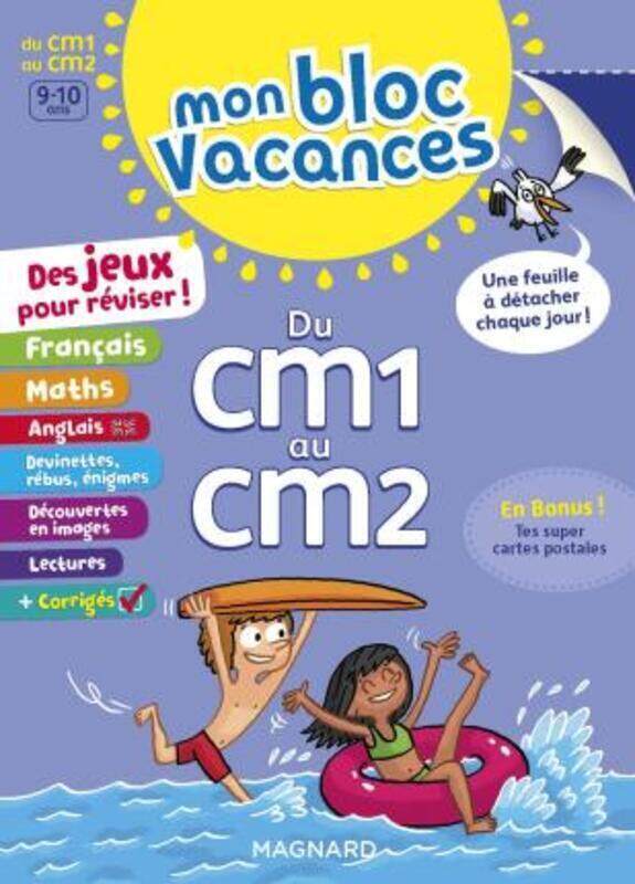 

Mon Bloc Vacances : Du CM1 au CM2.paperback,By :Sylvie Bordron