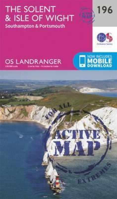 The Solent & the Isle of Wight, Southampton & Portsmouth, Sheet Map, By: Ordnance Survey