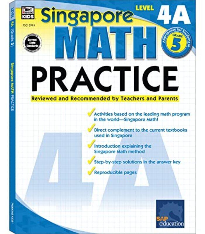 

Math Practice Grade 5 Reviewed And Recommended By Teachers And Parents By Singapore Asian Publishers - Carson Dellosa Education Paperback