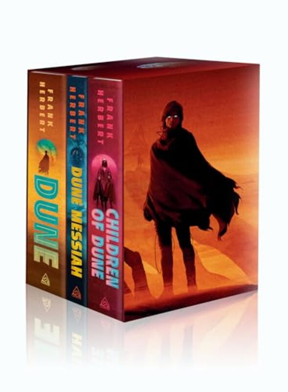 Frank Herberts Dune Saga 3Book Deluxe Hardcover Boxed Set Dune Dune Messiah And Children Of Dun by Herbert, Frank..Hardcover