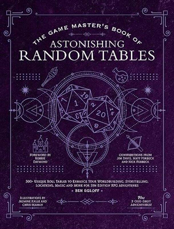 

The Game Masters Book of Astonishing Random Tables by Ben Egloff-Hardcover