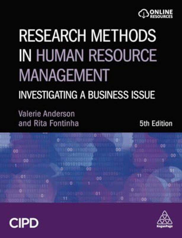 

Research Methods in Human Resource Management by Valerie AndersonDr Rita Fontinha-Paperback