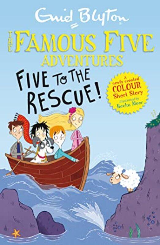 

Famous Five Colour Short Stories Five to the Rescue by Enid BlytonBecka Moor-Paperback