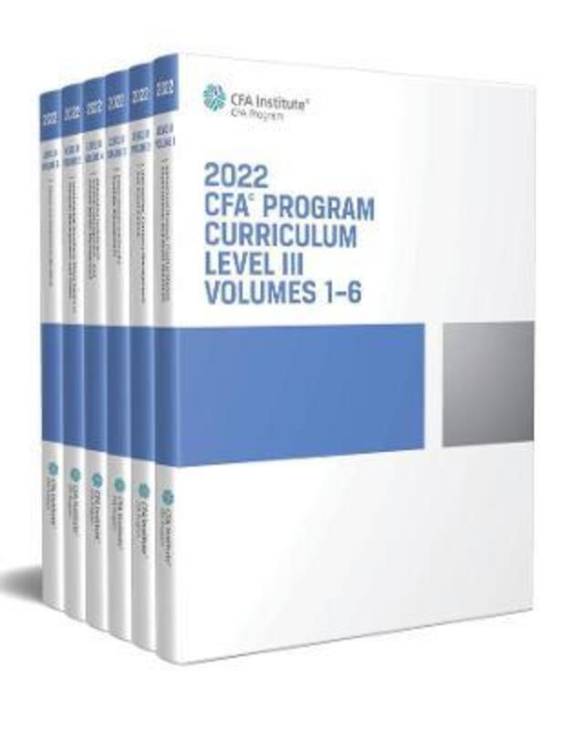 2022 CFA Program Curriculum Level III Box Set.paperback,By :CFA Institute
