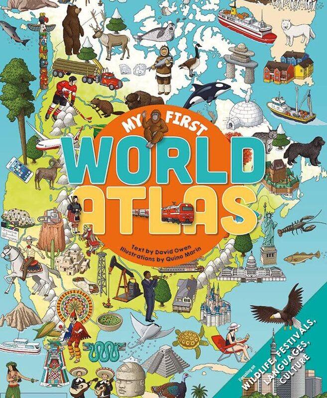 

My First World Atlas Updated Edition by Donald Robertson-Hardcover