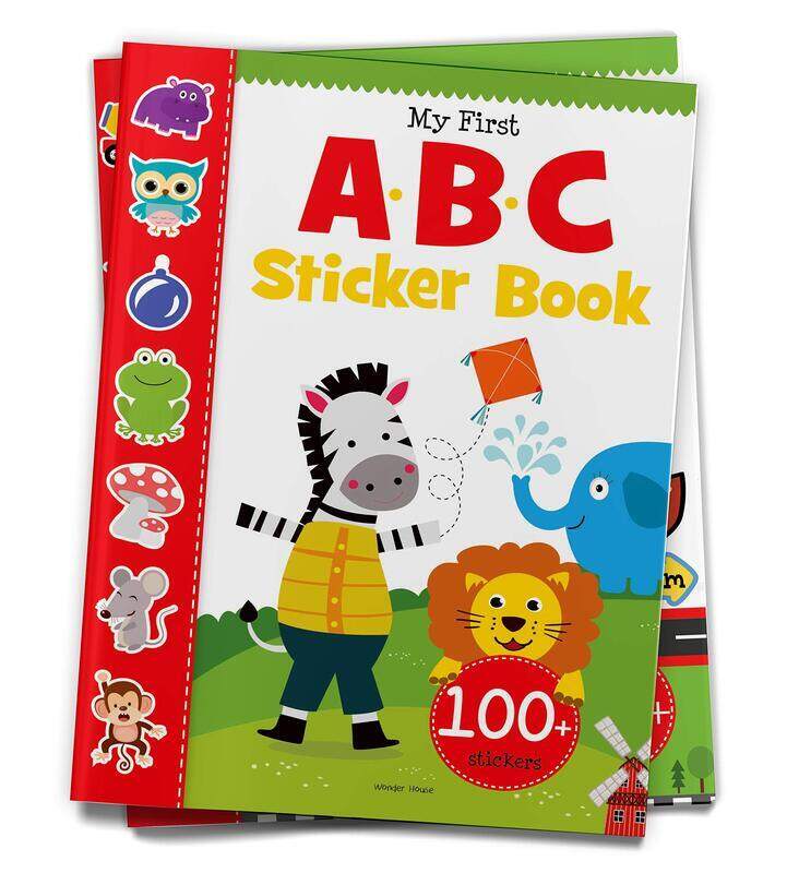 

My First ABC Sticker Book: Exciting Sticker Book with 100 Stickers, Paperback Book, By: Wonder House Books