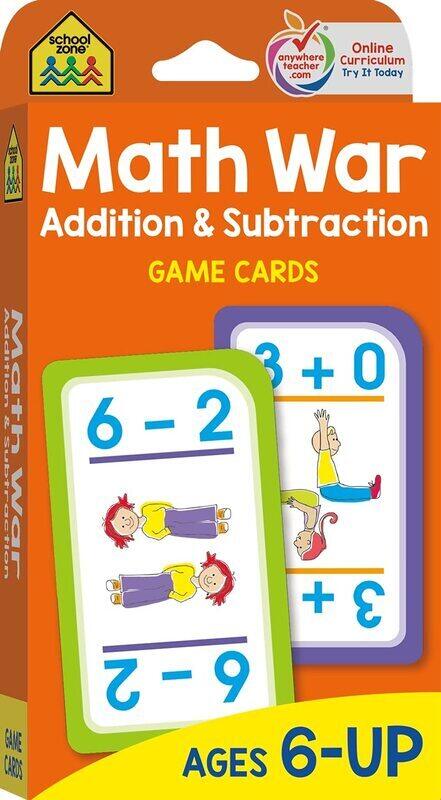 

Game Cards - Math War, Hardcover Book, By: School Zone