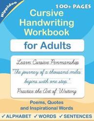 Cursive handwriting workbook for Adults: Learn to write in Cursive, Improve your writing skills & pr.paperback,By :Hippidoo - Lalgudi, Sujatha