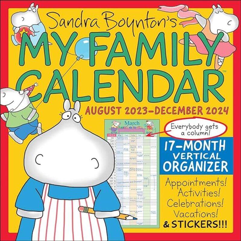 

Sandra Boyntons My Family Calendar 17Month 20232024 Family Wall Calendar by Boynton Sandra Paperback