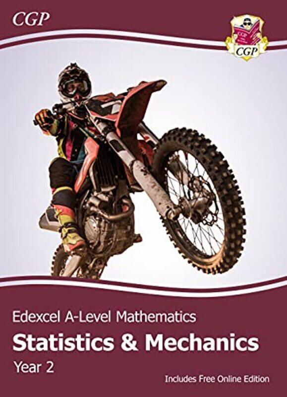 

New Edexcel Alevel Mathematics Student Textbook Statistics & Mechanics Year 2 + Online Edition by CGP Books - CGP Books -Paperback