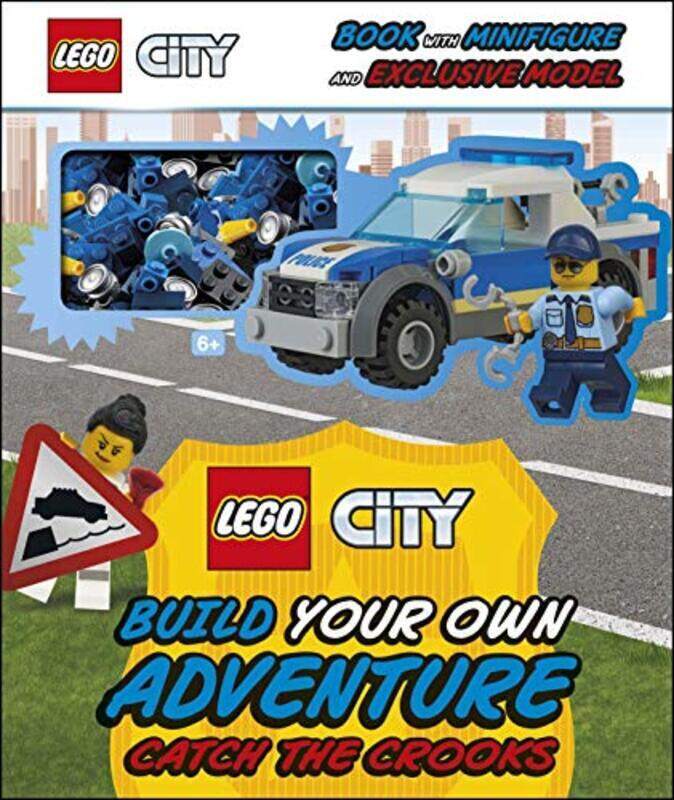 

LEGO City Build Your Own Adventure Catch the Crooks: with minifigure and exclusive model,Hardcover by Kosara, Tori