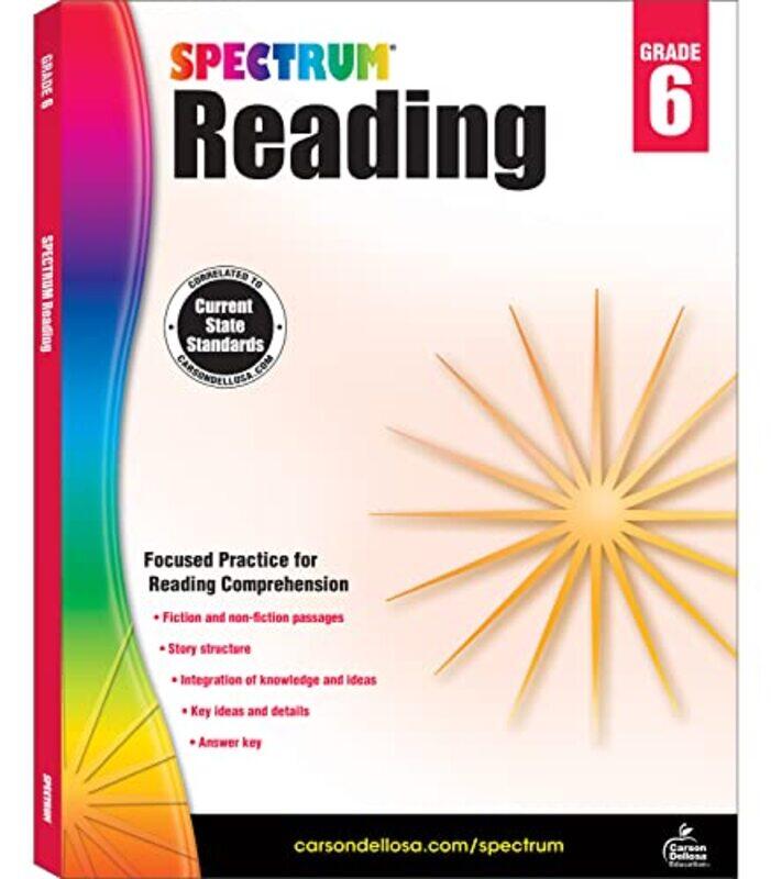 

Spectrum Reading Workbook Grade 6 by Spectrum Paperback