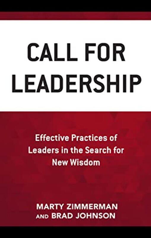 

Call for Leadership by Marty ZimmermanBrad Johnson-Paperback