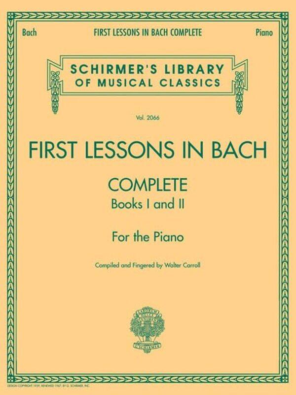 

First Lessons In Bach Comp By Piano - Paperback