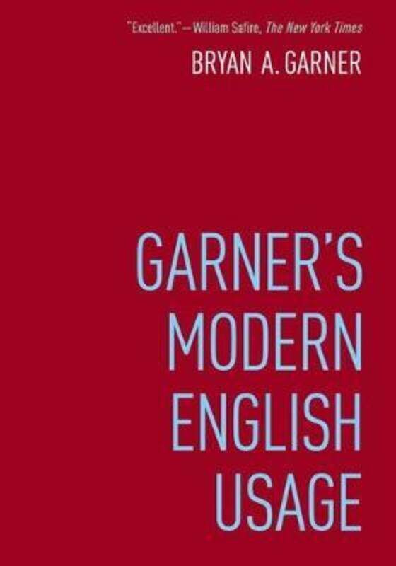 

Garner's Modern English Usage,Hardcover, By:Garner, Bryan (LawProse, Inc.)