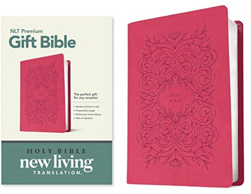 

Nlt Premium Gift Bible Red Letter Leatherlike Very Berry By Tyndale -Paperback