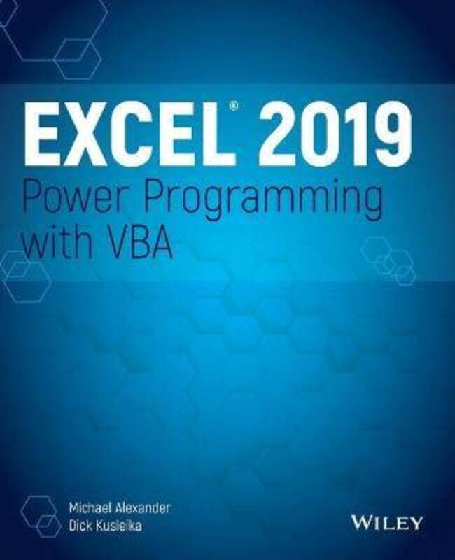 

Excel 2019 Power Programming with VBA.paperback,By :Alexander, Michael - Kusleika, Dick