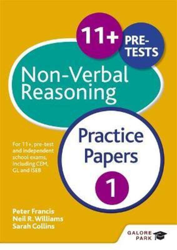 

11+ Non-Verbal Reasoning Practice Papers 1.paperback,By :Neil R Williams