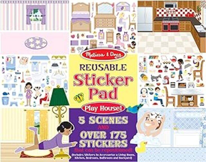

Reusable Sticker Pad Play House By - Paperback