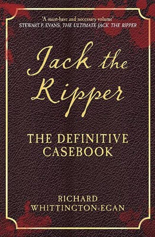 

Jack The Ripper by Richard Whittington-Egan-Paperback