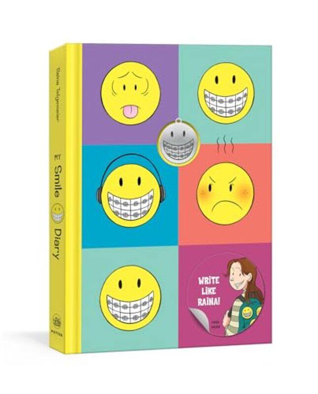 

My Smile Diary Illus Journal Wprompts By Telgemeier Raina - Paperback