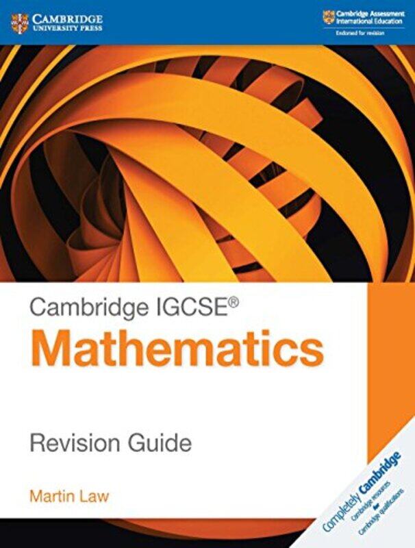 

Cambridge Igcse R Mathematics Revision Guide By Law, Martin Paperback